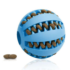 Slow Feeder Rubber Treat Ball - Petmagicworld