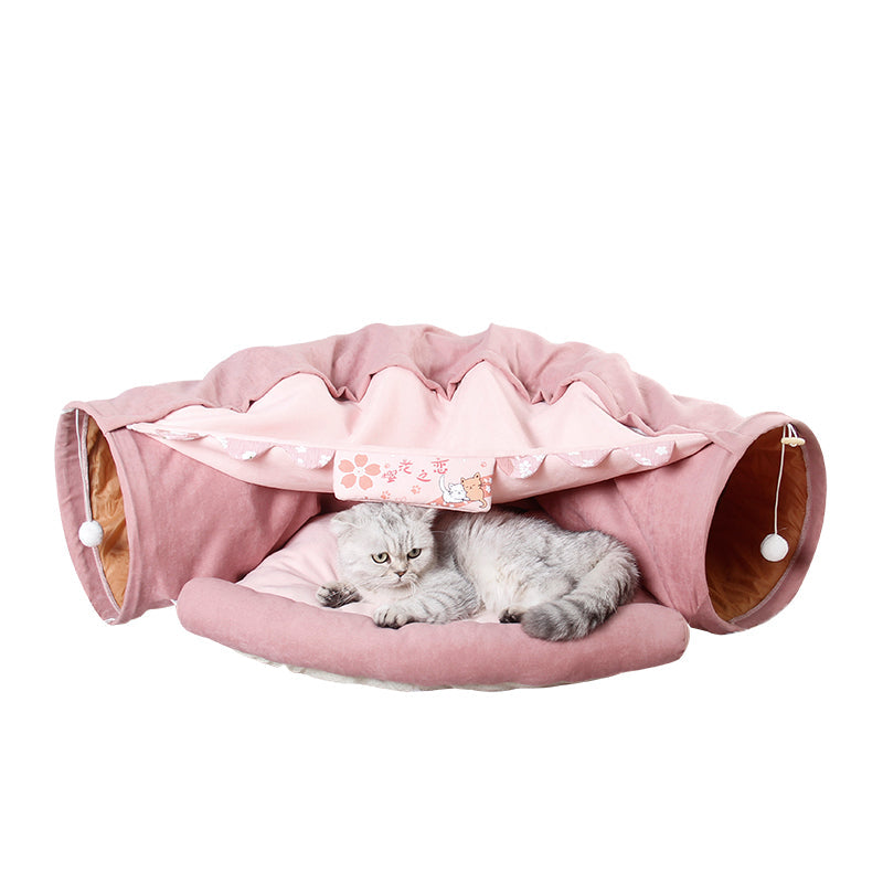 PurrfectPlay™ Pet Bed Tunnel - Petmagicworld