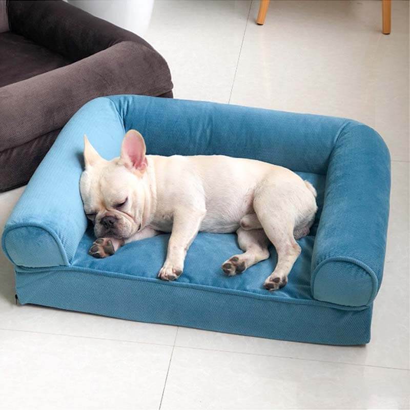 Square Full-wrapped Removable Dog Sofa Bed - Petmagicworld