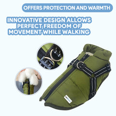 Waterproof Dog Fleece Winter Coat - Petmagicworld