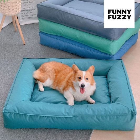 Fully Orthopedic Surround Support Waterproof Fabric Anti-Anxiety Large Dog Bed - Petmagicworld