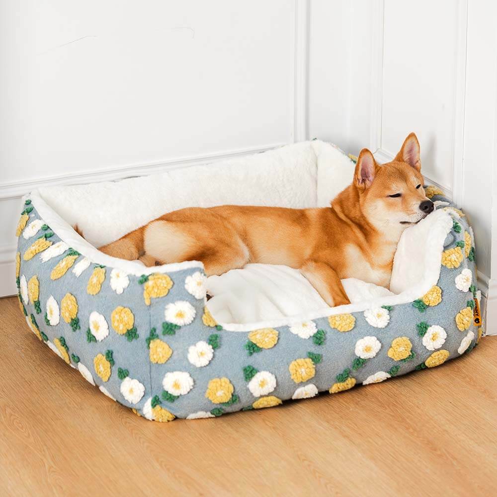 Ultra Cozy Handmade Woolen Tufting Dog & Cat Bed - Petmagicworld