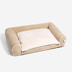 Deluxe Flannel Double-Layer Orthopedic Dog Sofa Bed - Petmagicworld