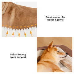 Modern Style Faux Lambswool Cozy Orthopedic Dog Sofa Bed - Petmagicworld