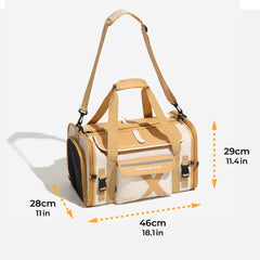 Portable Foldable Breathable Designer Pet Carrier Bag - Petmagicworld