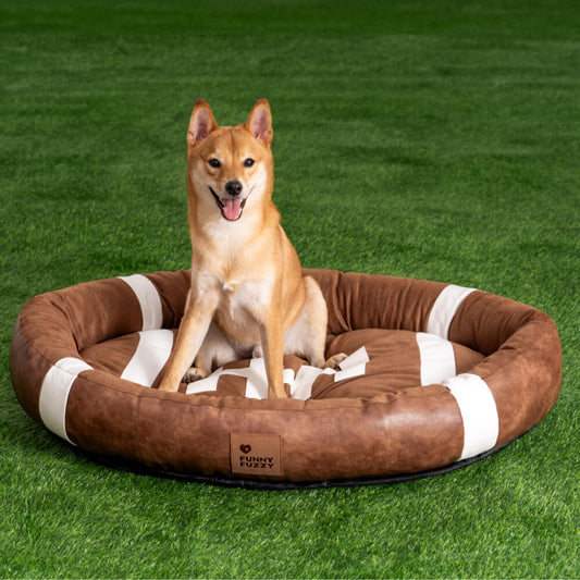 Game Day Ready - Football Orthopedic Dog Bed - Petmagicworld