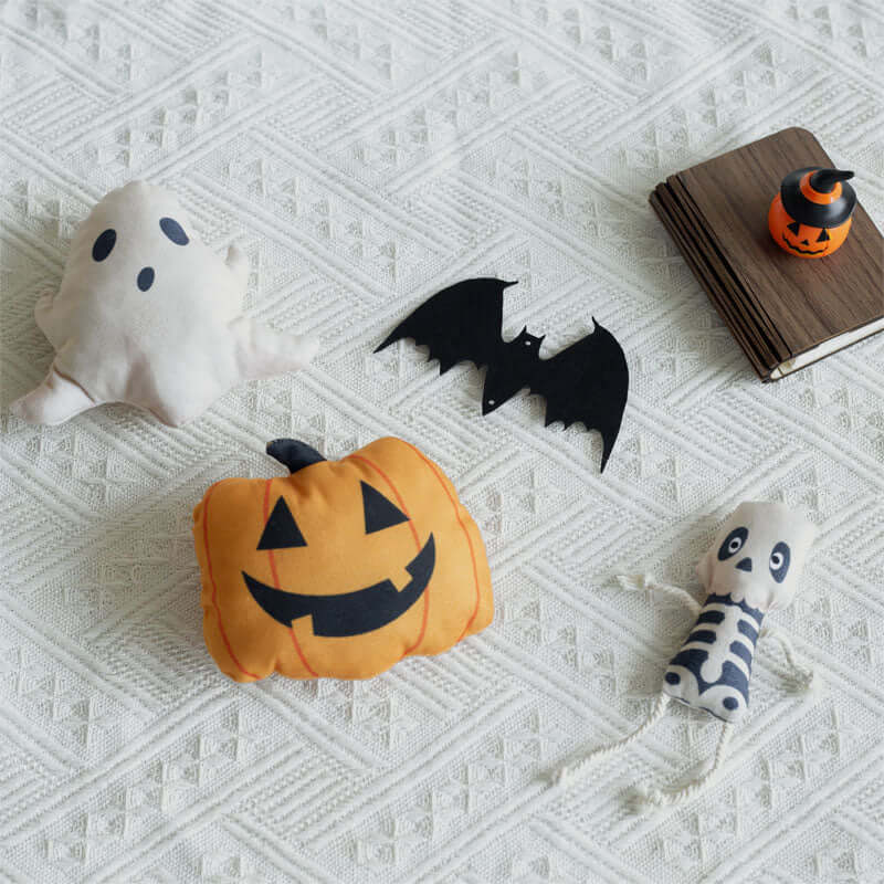 Halloween Themed Catnip Toys Ghost Skeleton Pumpkin Pet Toy - Petmagicworld