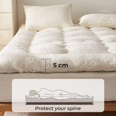 Large Cozy Lambswool Human Pet Cushion Bed - Petmagicworld