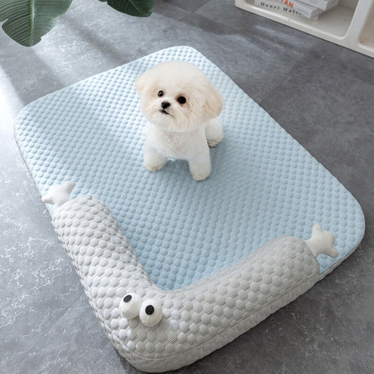 Natural Cooling Pet Bed Neck Guard Dog Bed - Petmagicworld