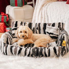 Nordic Fluffy Extra Large Cozy Dog & Cat Sofa Bed - Petmagicworld