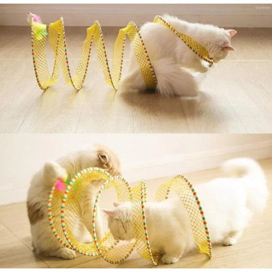 PurrfectPath ™ Fold & Play Cat Mouse Tunnel - Petmagicworld
