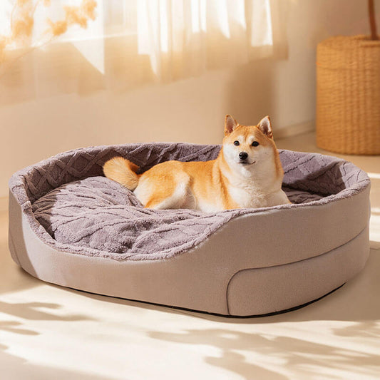 Spacious Fluffy Warm Deep Sleep Dog Bed - Petmagicworld