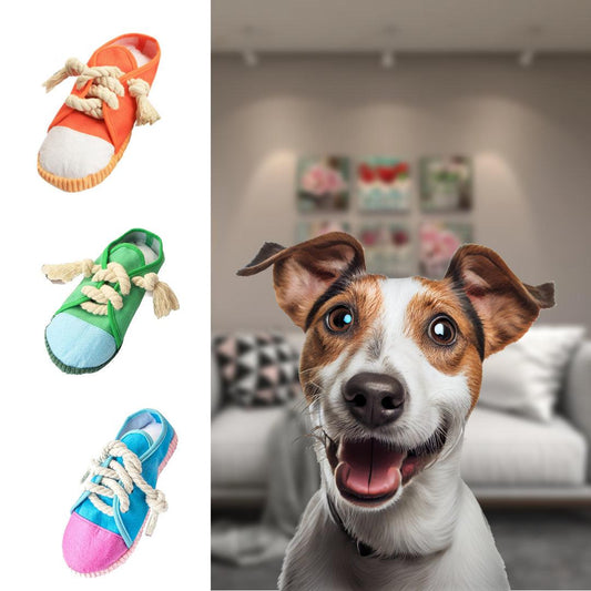 Pet Paws Squeaky ™Sneaker Toy - Petmagicworld