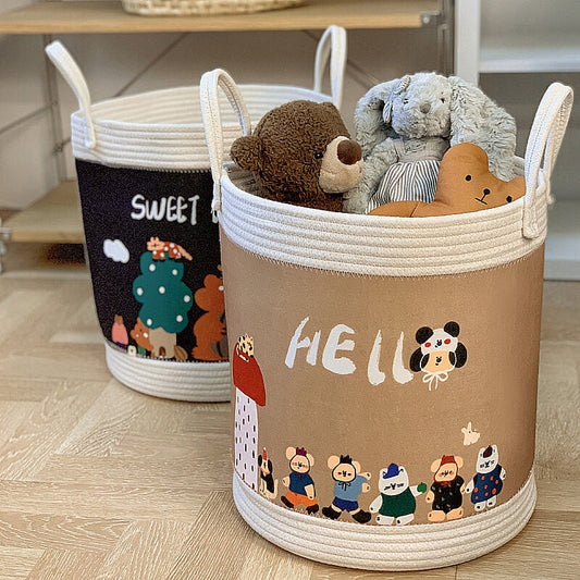 Versatile Felt Fabric Toy Storage Basket - Petmagicworld