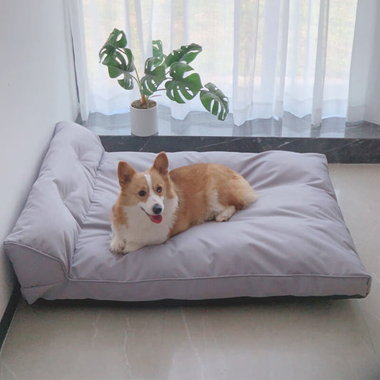 Waterproof Removable High Backrest Large Dog Bed - Petmagicworld