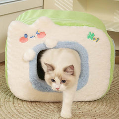 Adorable Vitality Cat House - Polaroid - Petmagicworld