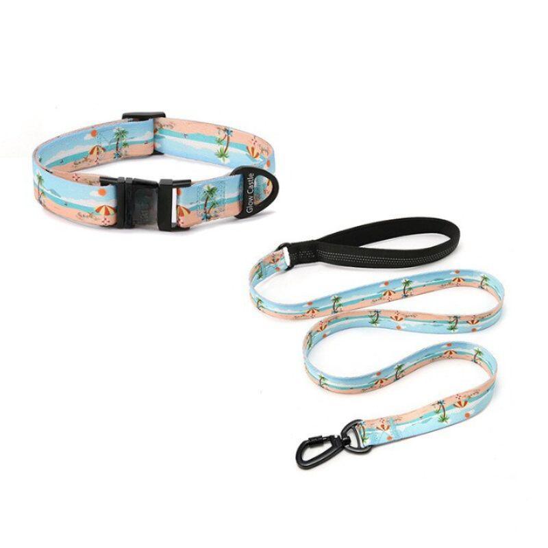 Aesthetic Pet Dog Collar And Leash Set - Petmagicworld