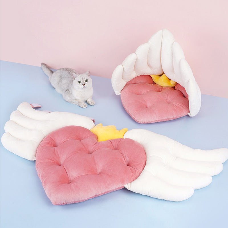 Angel Wings Transformable Dog & Cat Bed - Petmagicworld