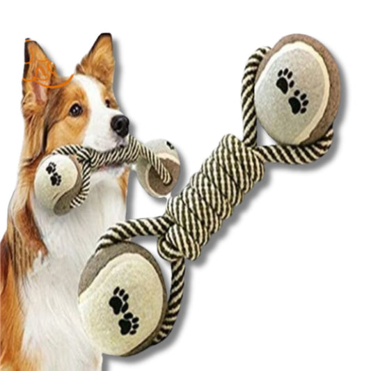 Ball and Rope Toy - Petmagicworld
