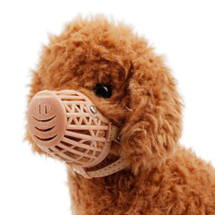 Brown Strong Plastic Dogs Muzzle Basket - Petmagicworld