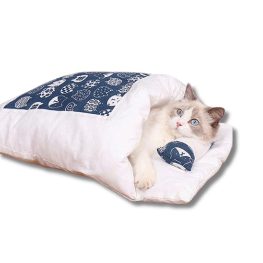 Calming Cat Cave Sleeping Bag - Petmagicworld