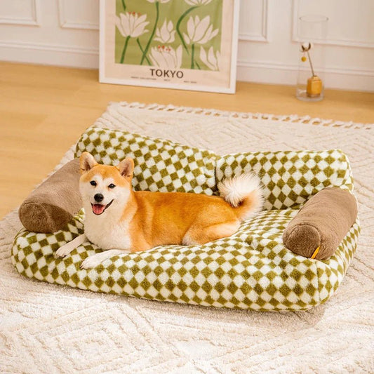 Calming Plushy Dog Sofa - Petmagicworld