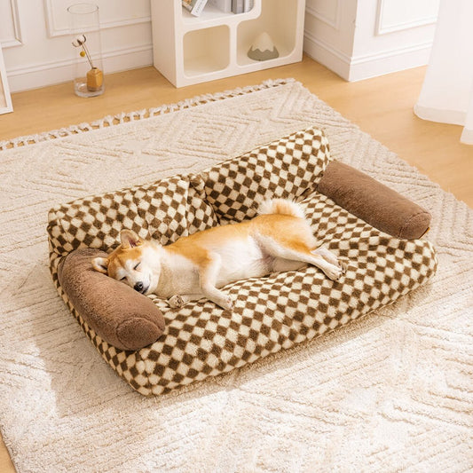 Calming Plushy Dog Sofa - Petmagicworld