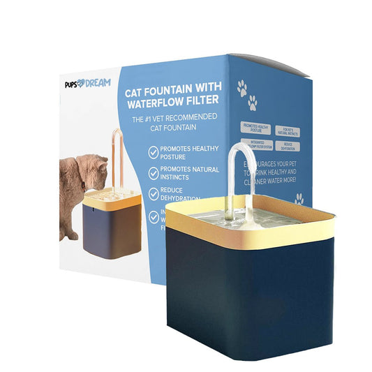 Cat Fountain with Waterflow™ Filter - Petmagicworld