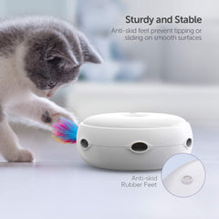 CattySpin™ Turntable Cat Stick Toy - Petmagicworld