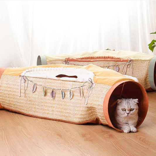 Collapsible Cat Play Tunnel Bed - Petmagicworld