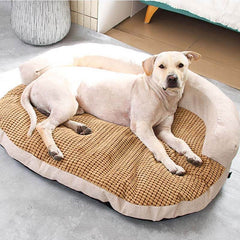 Corn Fleece Neck Guard Pet Bed Removable Indoor Dog Sofa Bed - Petmagicworld