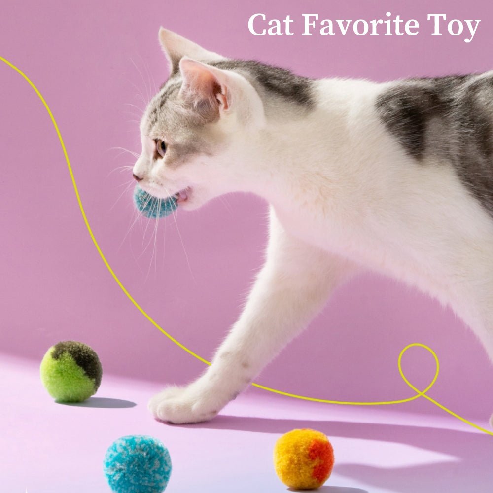 Creative City Hunter Plush Balls Launcher Cat Toy - Petmagicworld