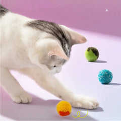 Creative City Hunter Plush Balls Launcher Cat Toy - Petmagicworld