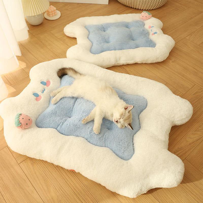 Cute Furry Cat & Dog Cushion Bed - Petmagicworld