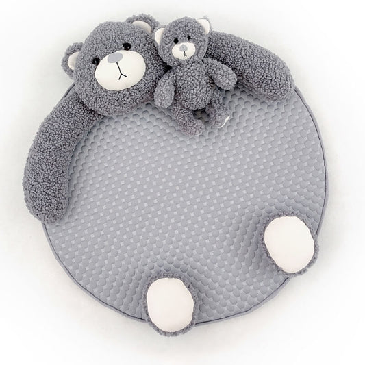 Cute Teddy Bear Sleeping Mat with Bear Toy Dog & Cat Bed - Petmagicworld