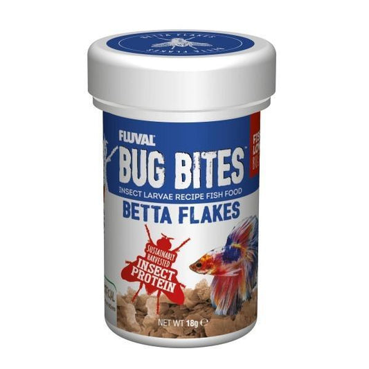 Fluval Bug Bites Betta Colour Flakes 18gm - Petmagicworld