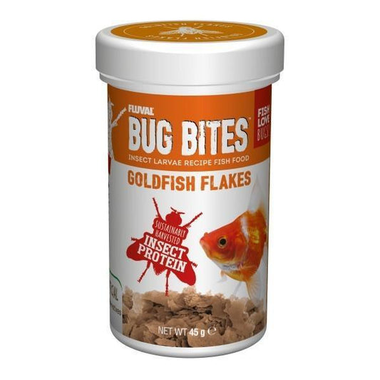 Fluval Bug Bites Goldfish Flakes 45gm - Petmagicworld