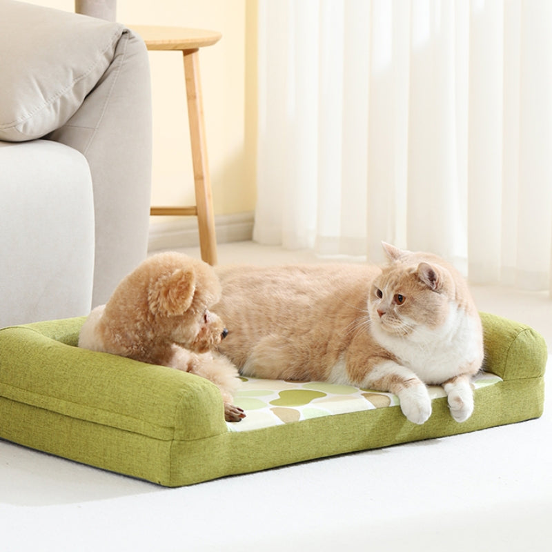 Full Support Cozy Orthopedic Bolster Dog & Cat Sofa Bed Luxury Dog Gifts - Petmagicworld