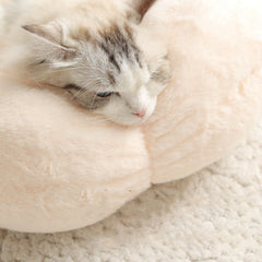 Deep Sleeping Flower Shape Cat Bed - Petmagicworld