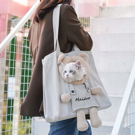 Portable Breathable Travel Designer Pet Carrier Bag - Petmagicworld