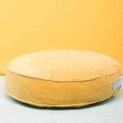 Soft Round Velvet Ice Silk Cooling Dog Bed - Petmagicworld