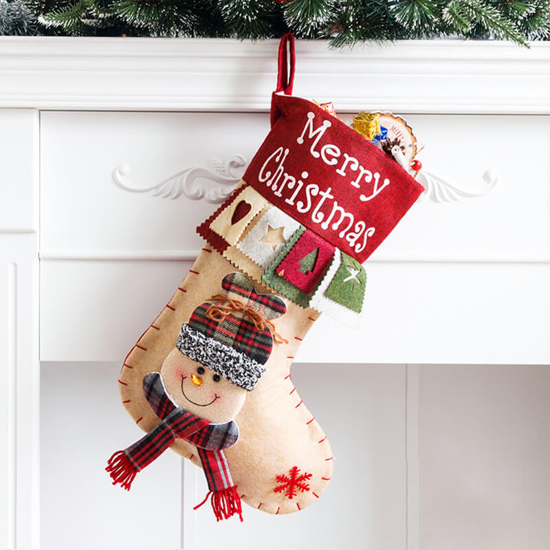 Sophisticated Large Christmas Stocking Gift Bag - Petmagicworld