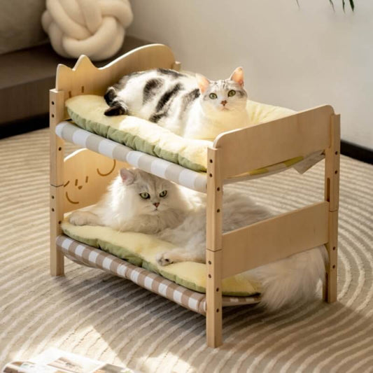 Stackable Fun Wooden Cat Bed - Petmagicworld