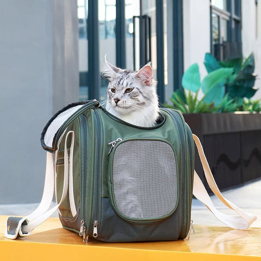 Travel Multifunctional Expandable Cat Carrier Bag - Petmagicworld