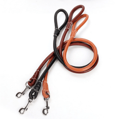 Leather Dog Collar And Leash Set - Petmagicworld