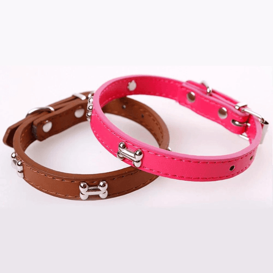 PU Leather Pet Dog Collar - Petmagicworld