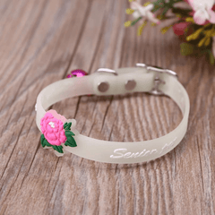 Pet Collar Glowing With Bells - Petmagicworld