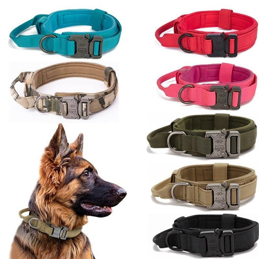 Durable Tactical Dog Collar And Leash Set - Petmagicworld