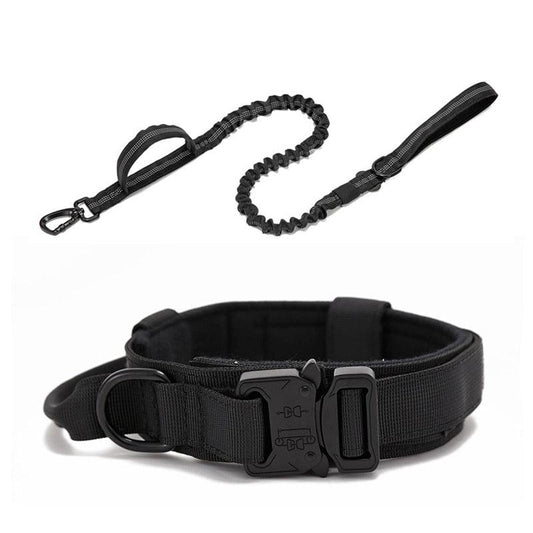 Durable Tactical Dog Collar And Leash Set - Petmagicworld
