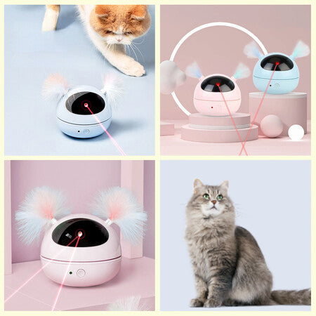 SpinKitty™ Interactive Laser Cat Toy - Petmagicworld